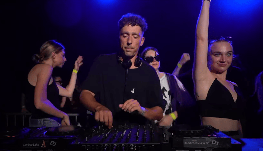 Photo of set Under Black Helmet.