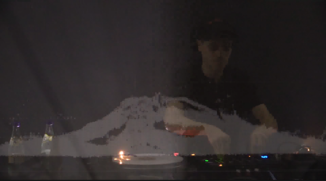 Photo of set Mike Levitt.