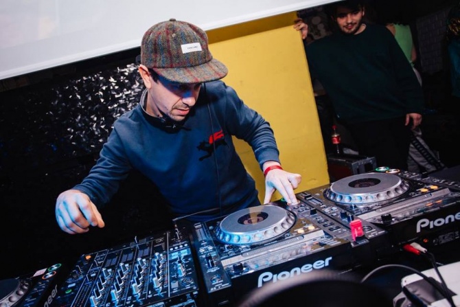 Photo of set DJ Orgasmic.