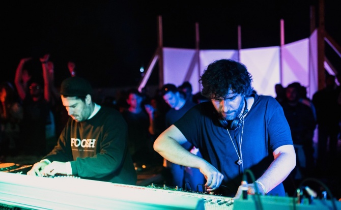 Photo of set Midnight Operator (Mathew Jonson + Nathan Jonson).