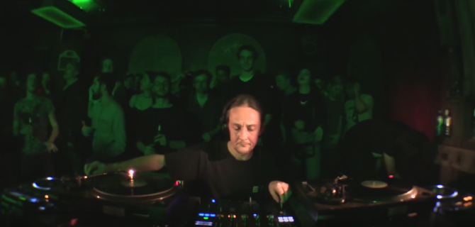 Photo of set DJ Guy.