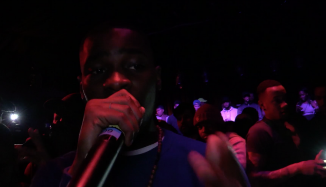 Photo of set AJ Tracey & Dave.