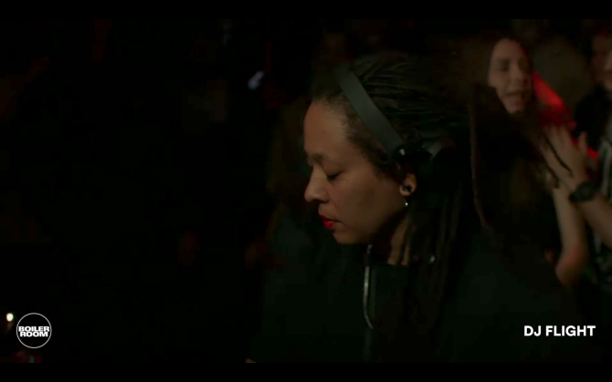 Photo of set DJ Flight.