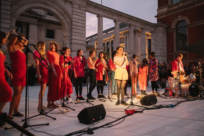 Photo of set Deep Throat Choir - Live at the V&A.