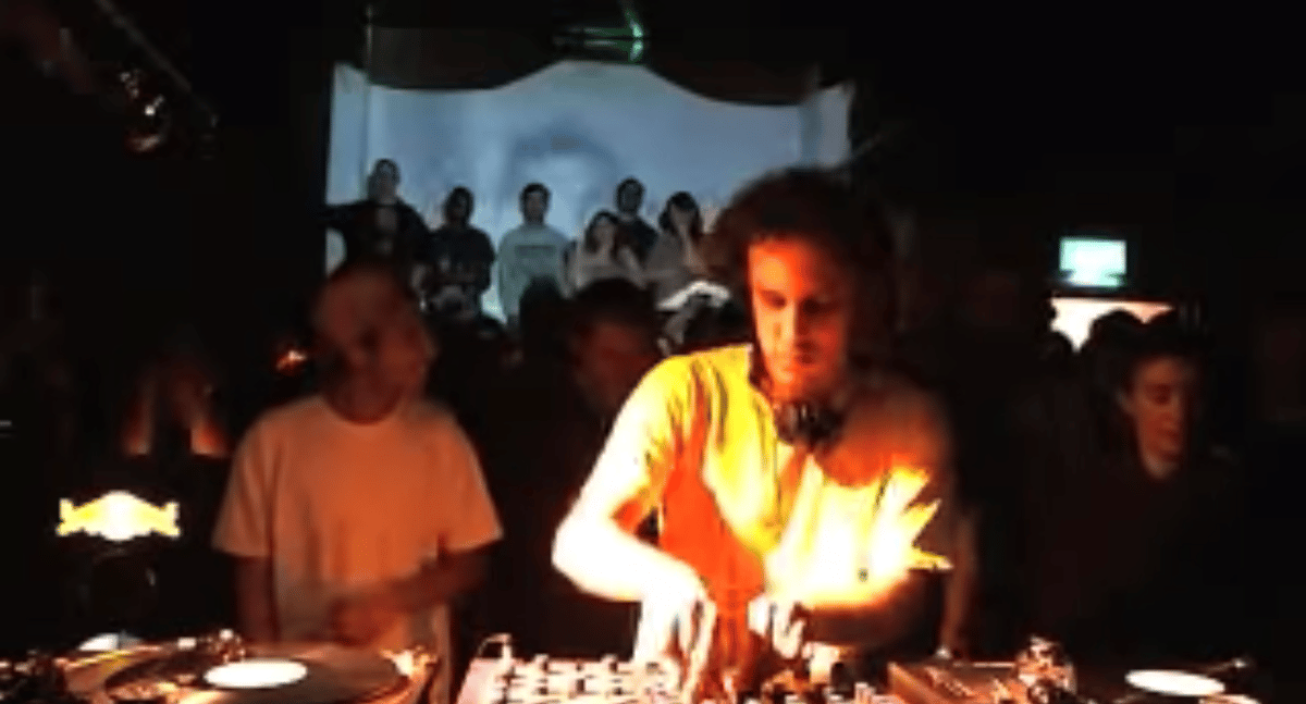 Photo of set Four Tet.