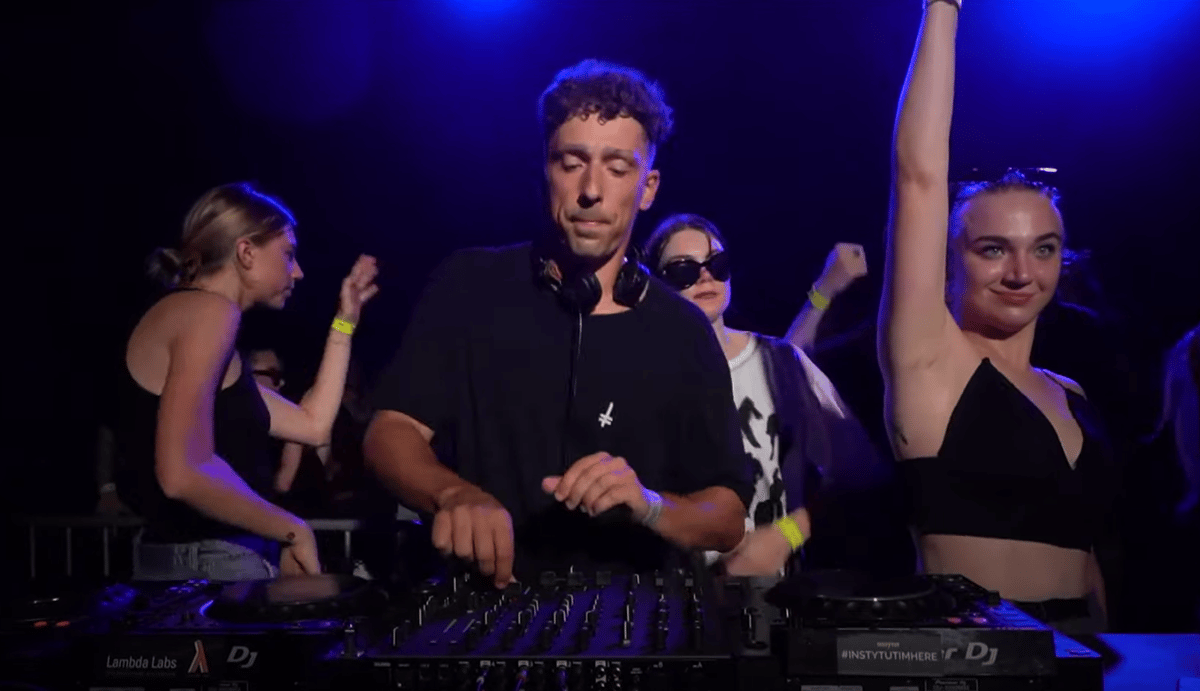 Photo of set Under Black Helmet.