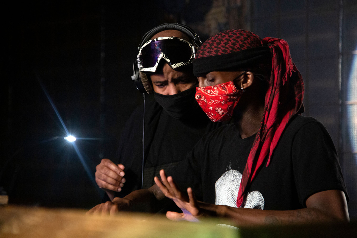 Photo of set Kaos B2B Sky LaBeija.