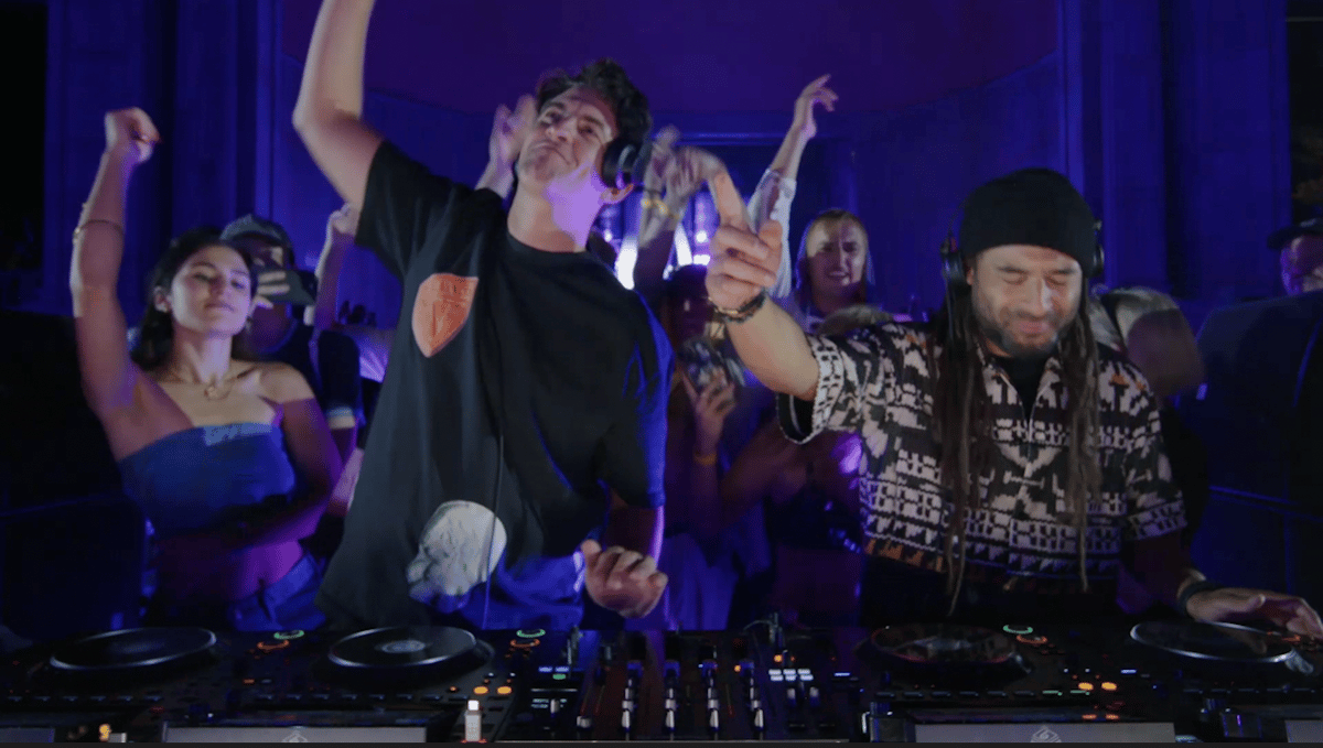 Photo of set Skream b2b Mala.