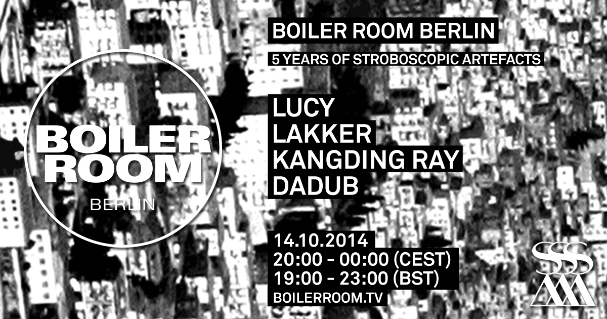 Berlin: 5 Years of Stroboscopic Artefacts  flyer