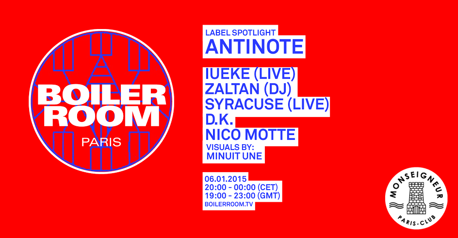 Label Spotlight: Antinote flyer
