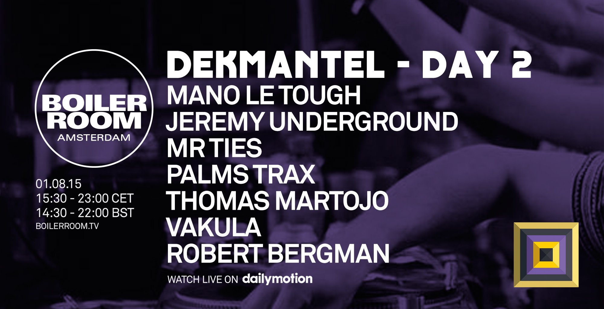 Dekmantel Day Two flyer