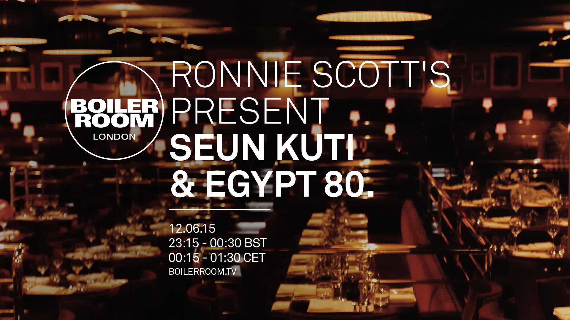 Ronnie Scott's Presents: Seun Kuti flyer