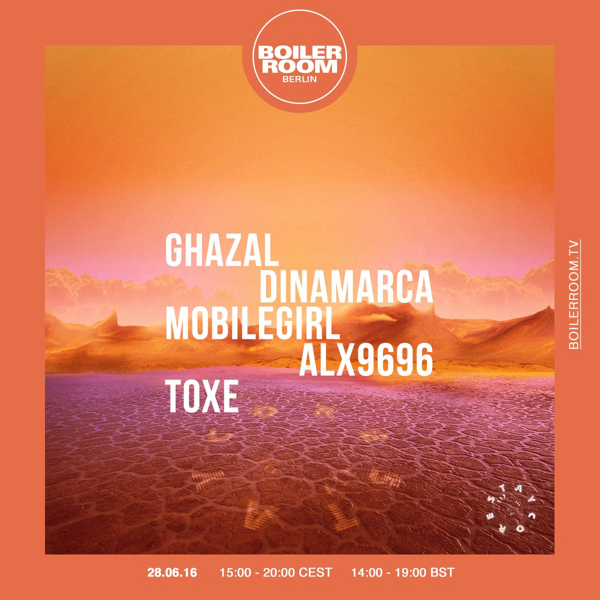 Boiler Room Berlin Studio: Staycore flyer