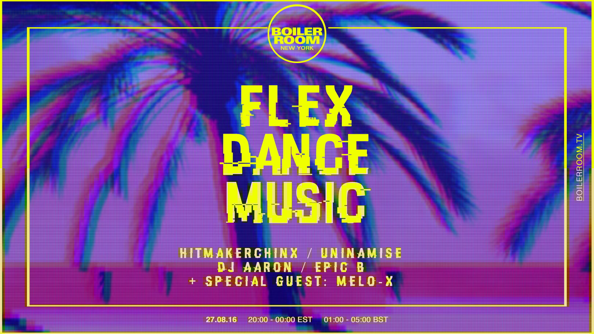 Flex Dance Music flyer