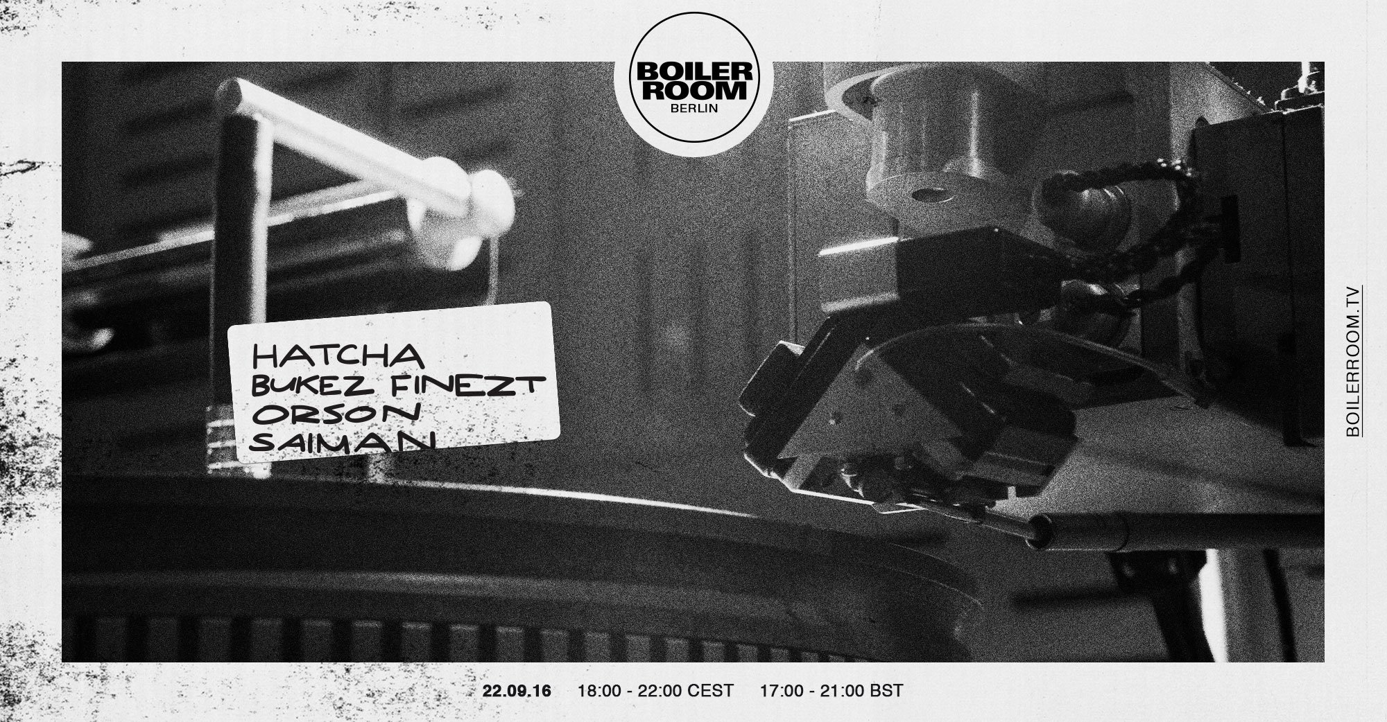Berlin: Hatcha, Bukez Finezt, Orson, Saiman flyer