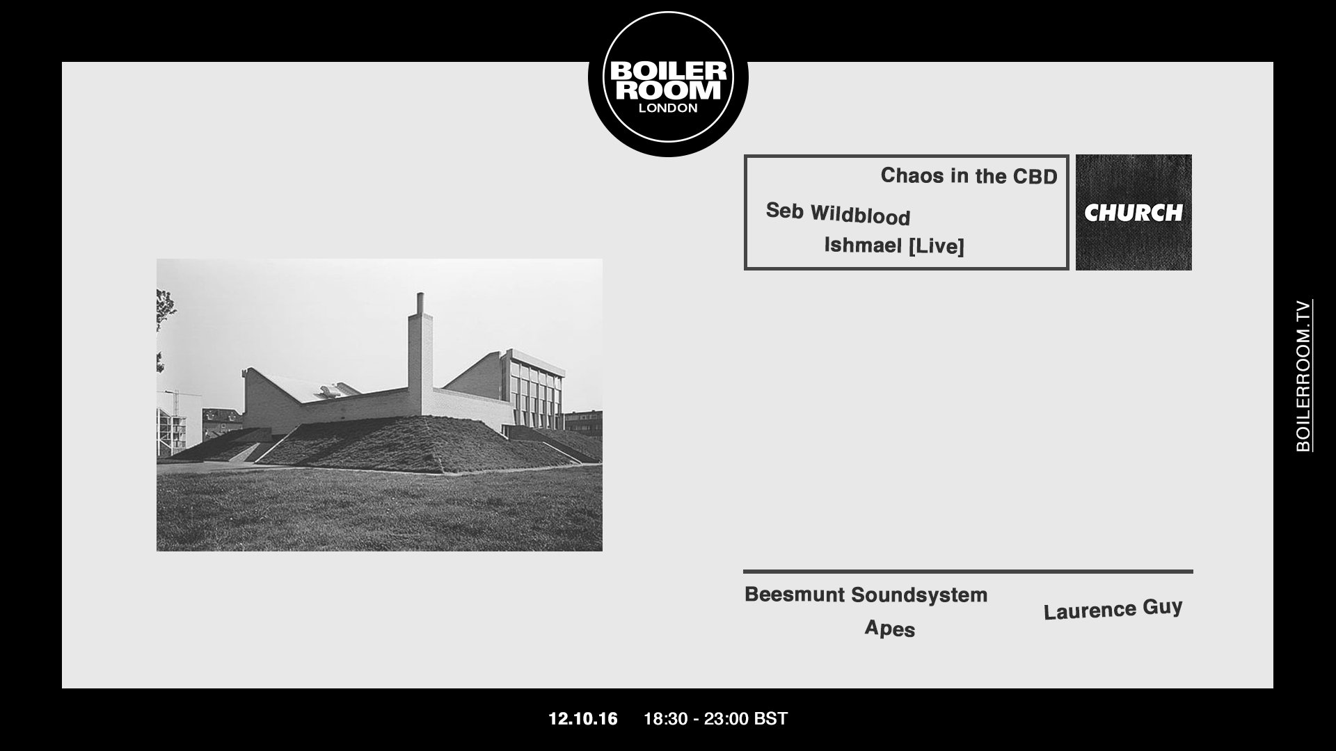 London: Church flyer