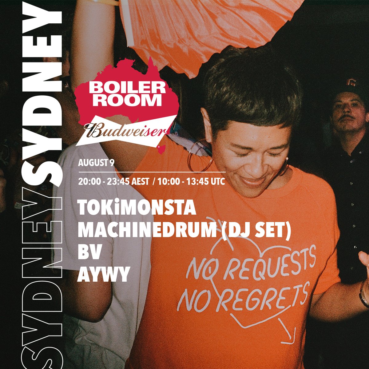 Boiler Room x Budweiser: Sydney flyer