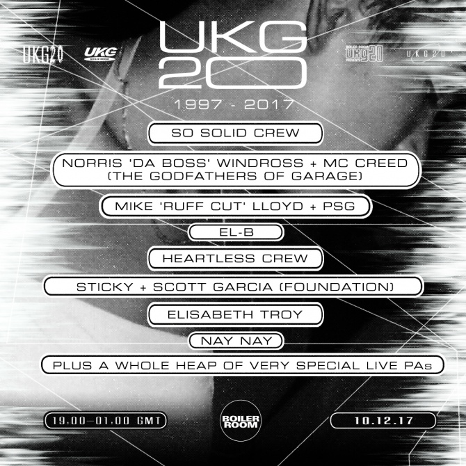 Inside: 20 Years of UK Garage flyer