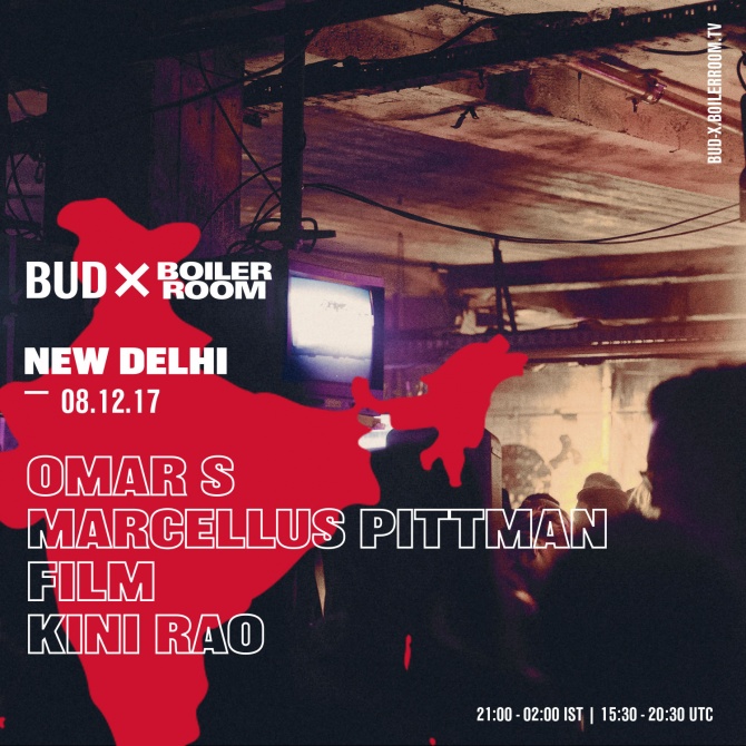 New Delhi: Omar S, Marcellus Pittman, FILM, Kini Rao flyer