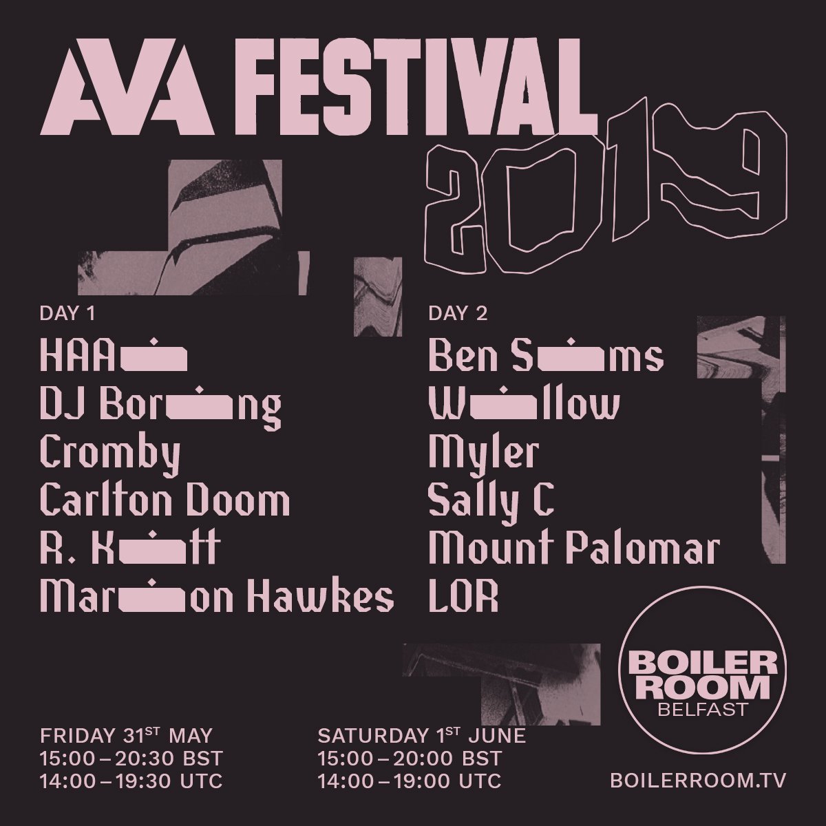 AVA Festival 2019 flyer
