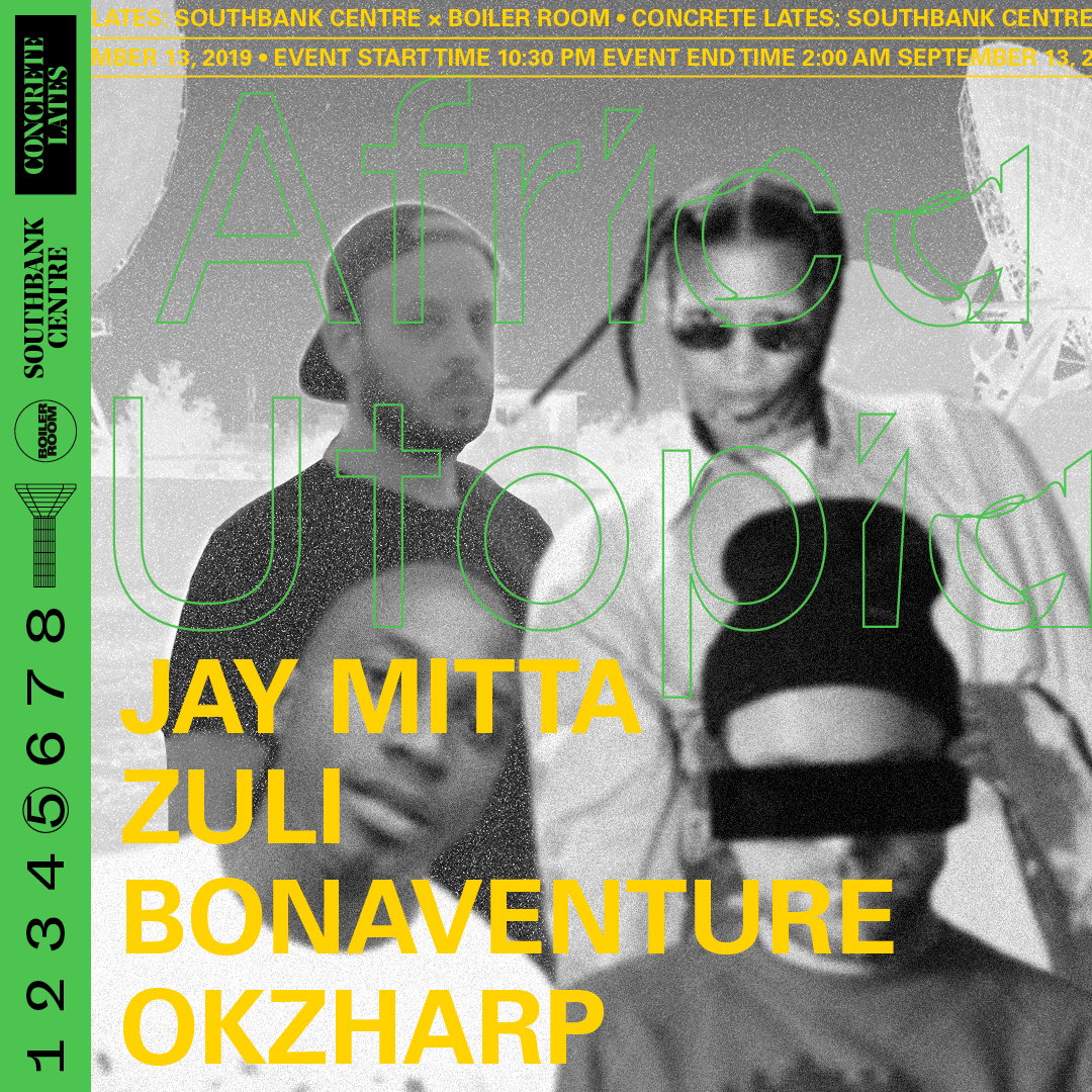 Concrete Lates 005: Jay Mitta, Zuli, Bonaventure & OKZharp flyer