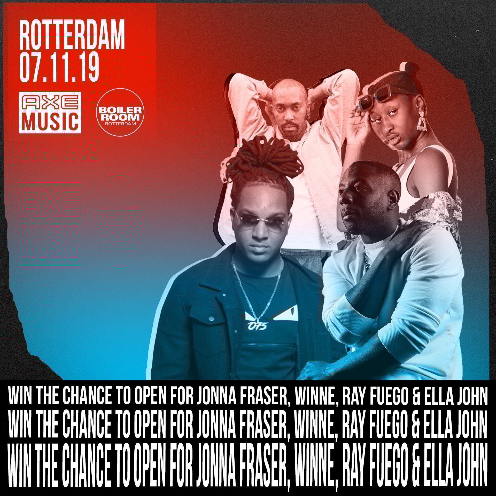 AXE Music | Chance to Open Rotterdam flyer