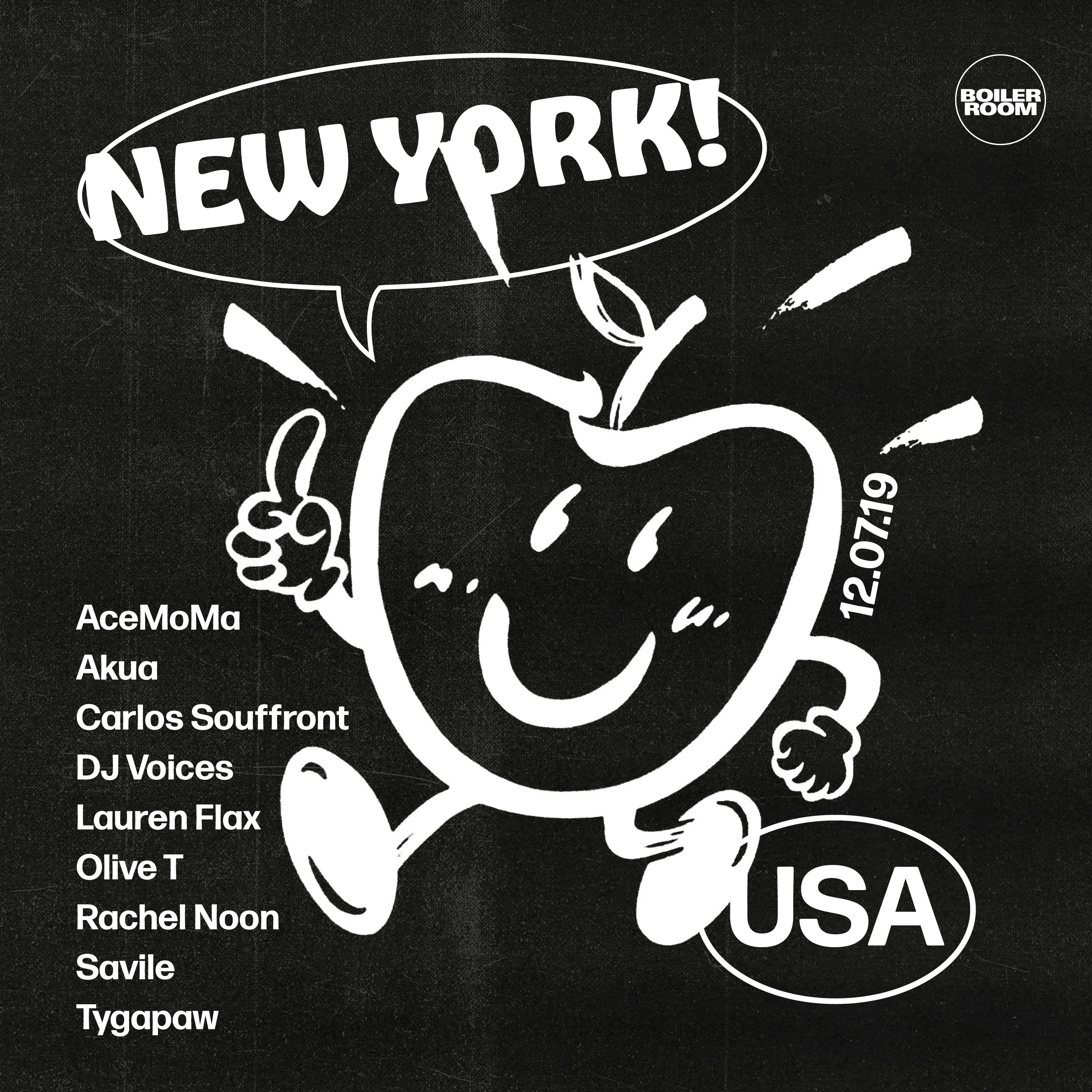 Boiler Room NYC: Warehouse Party flyer