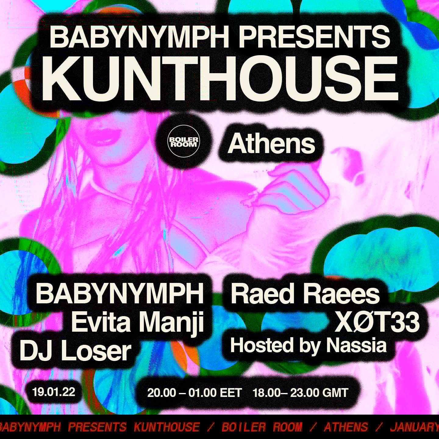 Athens: Babynymph Pres. Kunthouse flyer