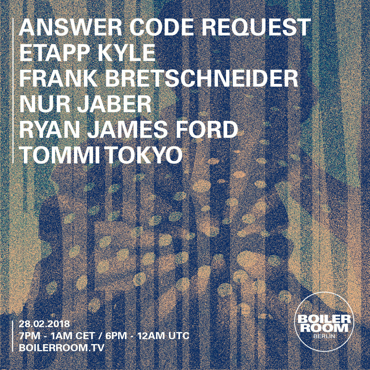 Answer Code Request "Gens" Album Launch flyer