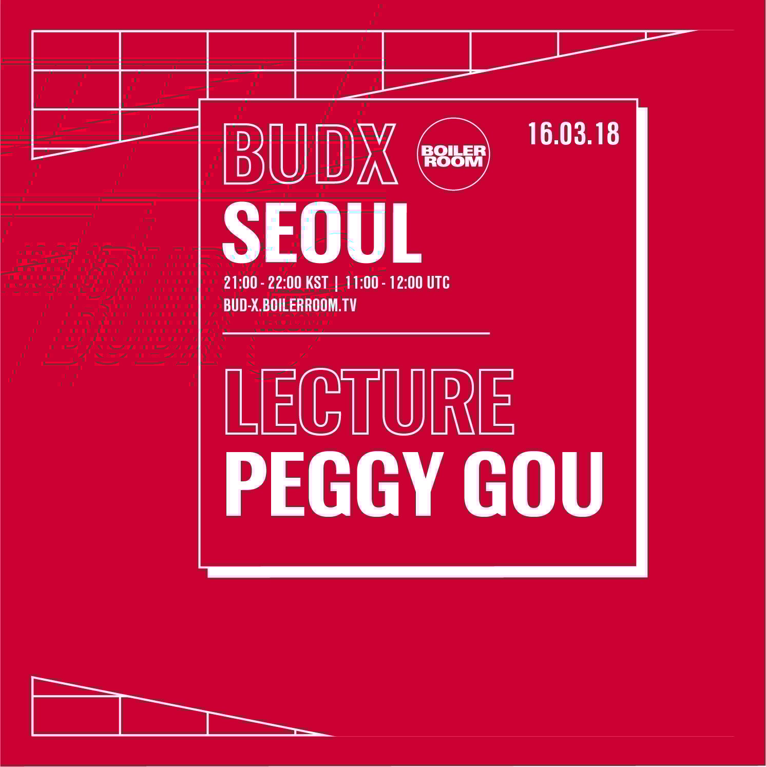 Peggy Gou: Lecture flyer