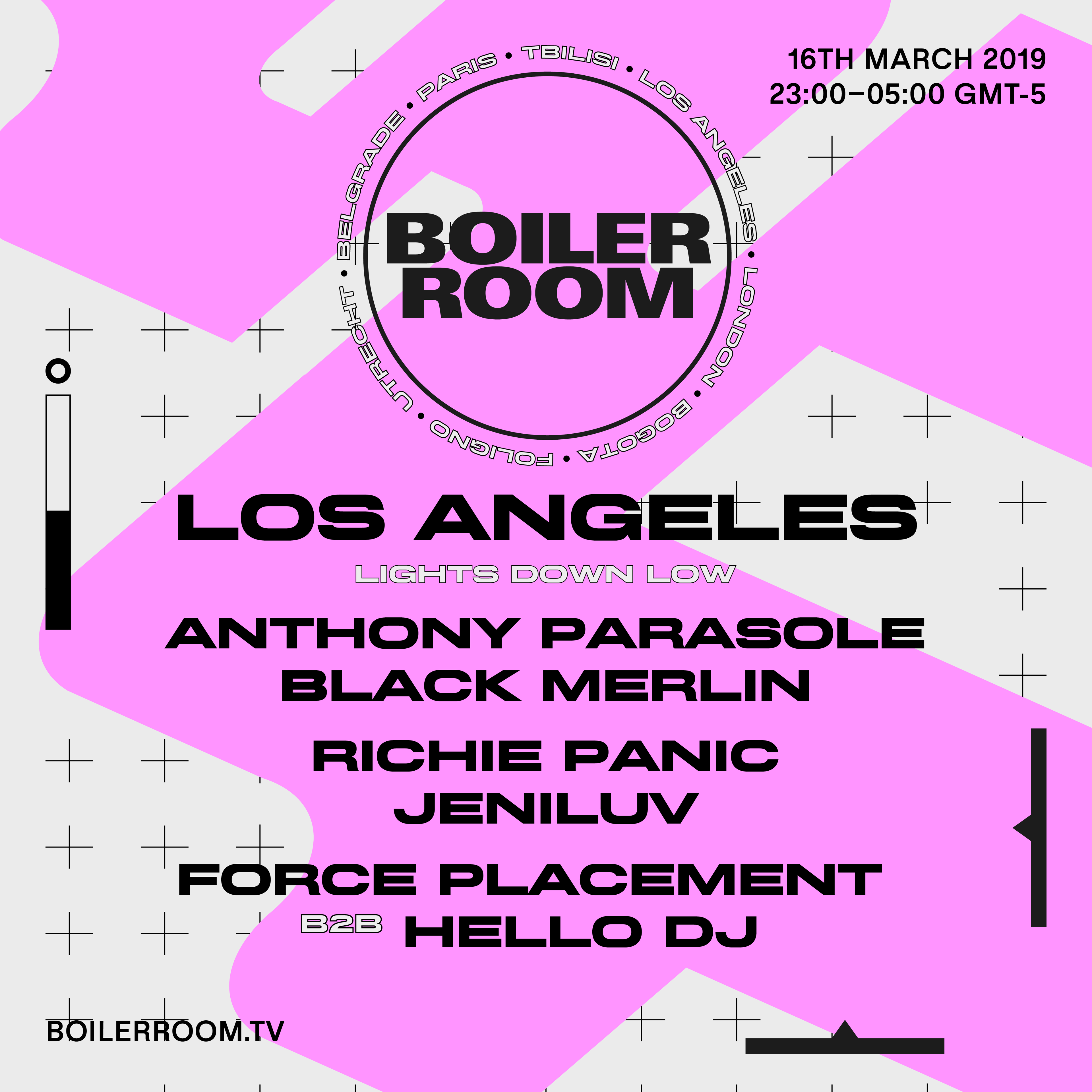 BOILER ROOM LA: WAREHOUSE PARTY flyer