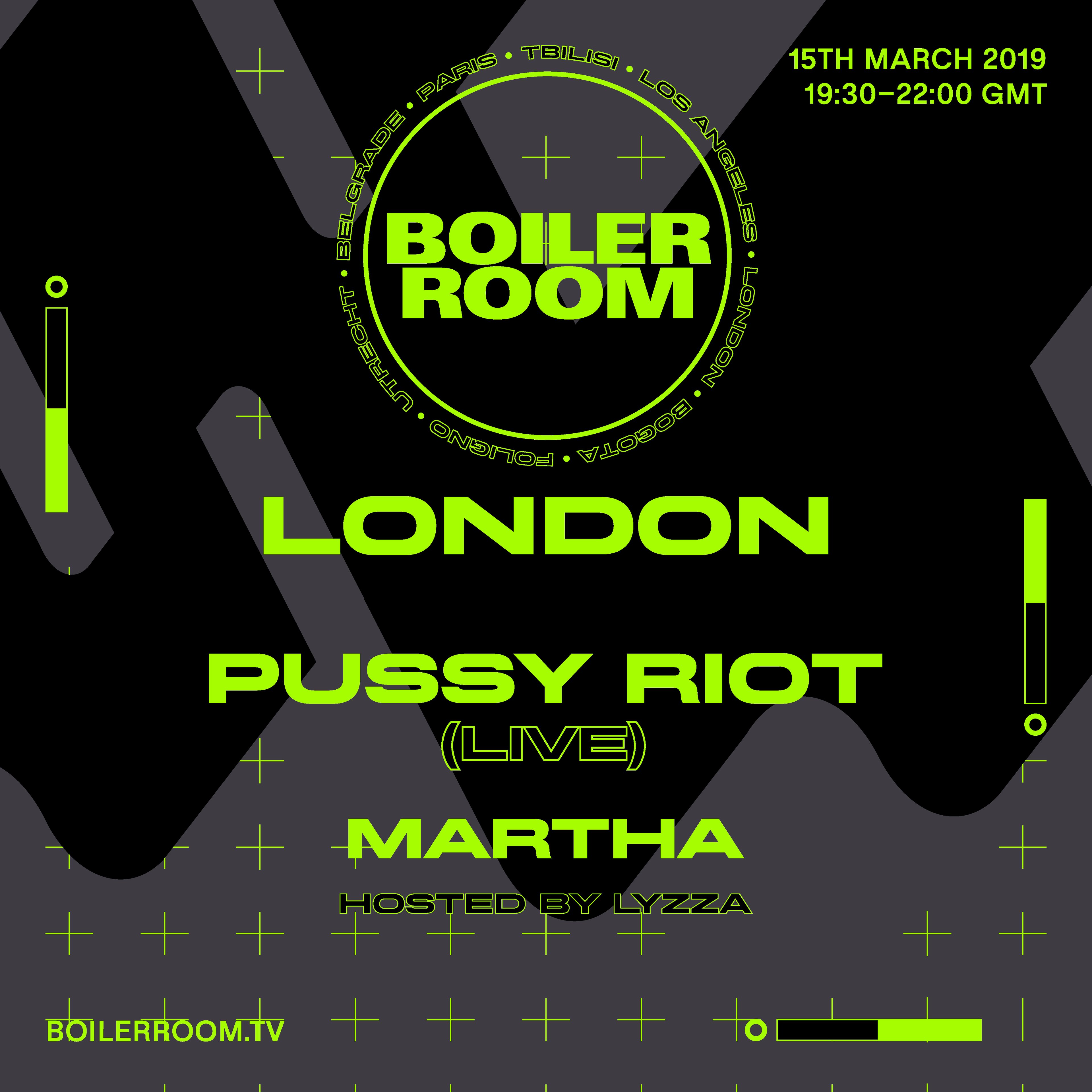 Boiler Room London: Pussy Riot flyer