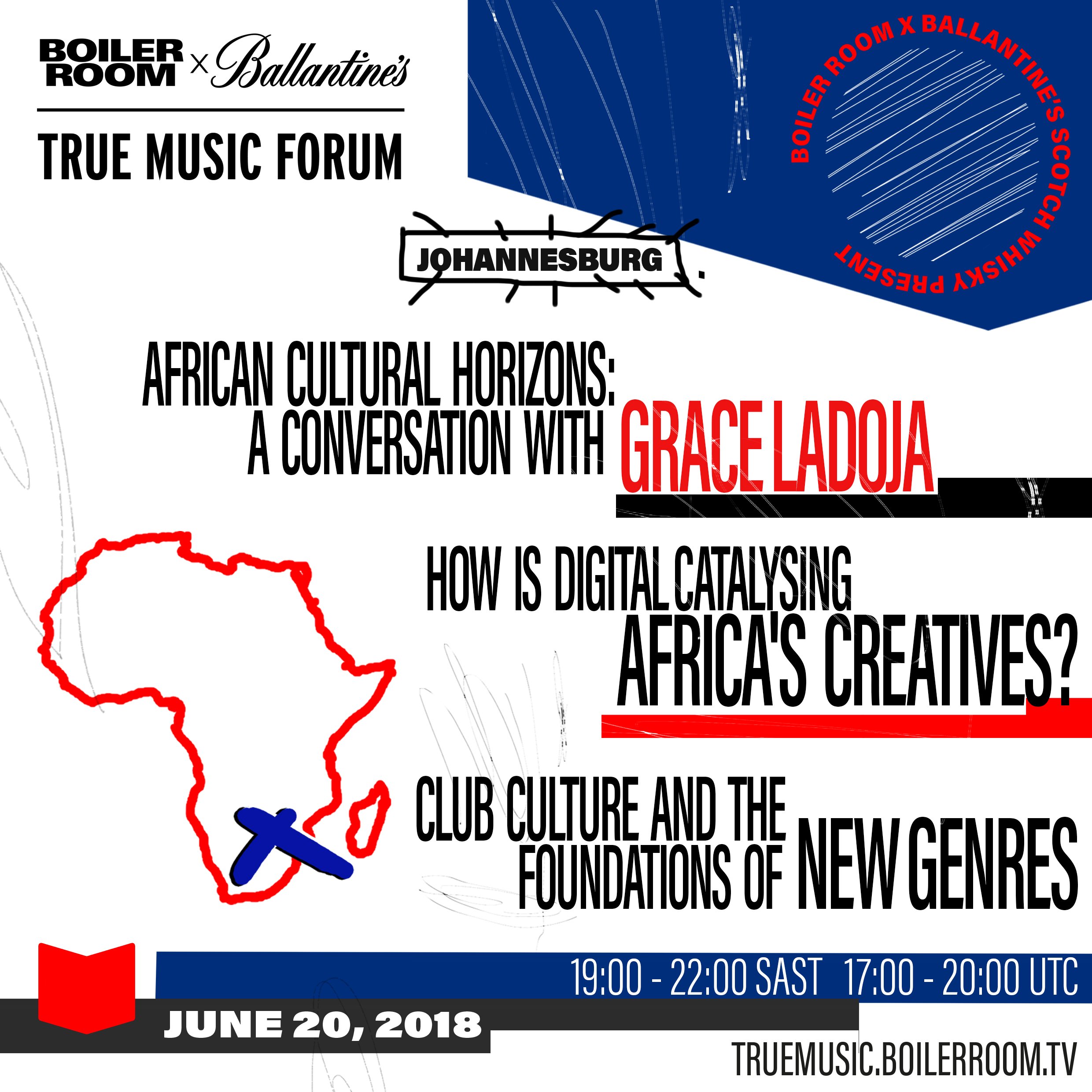 True Music: Johannesburg Forum flyer