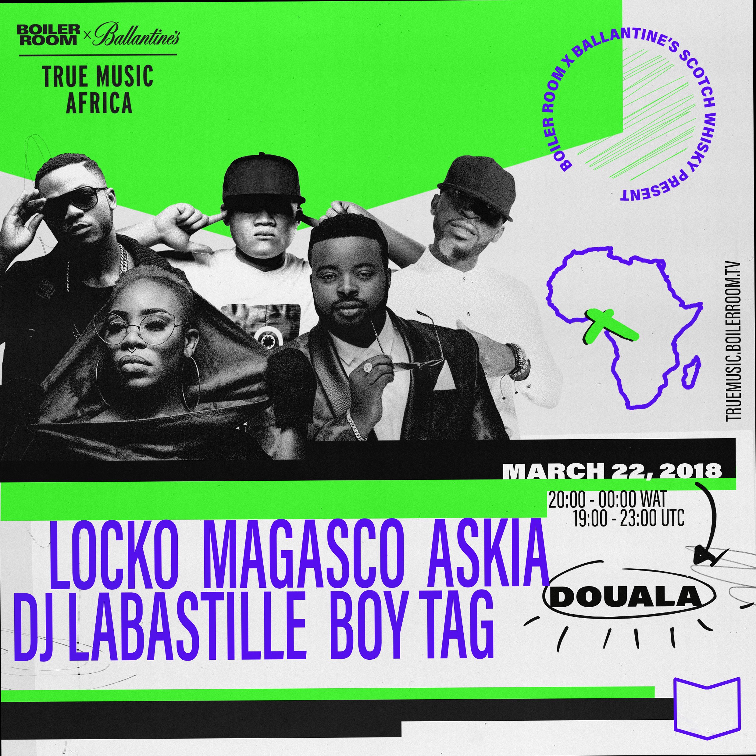 True Music Africa: Cameroon flyer