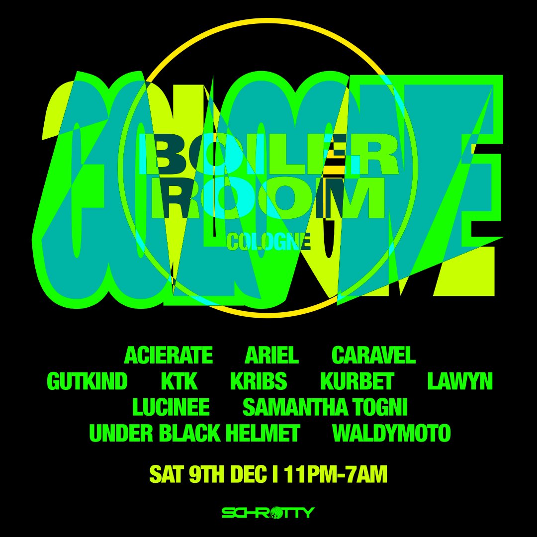 Cologne | Saturday flyer