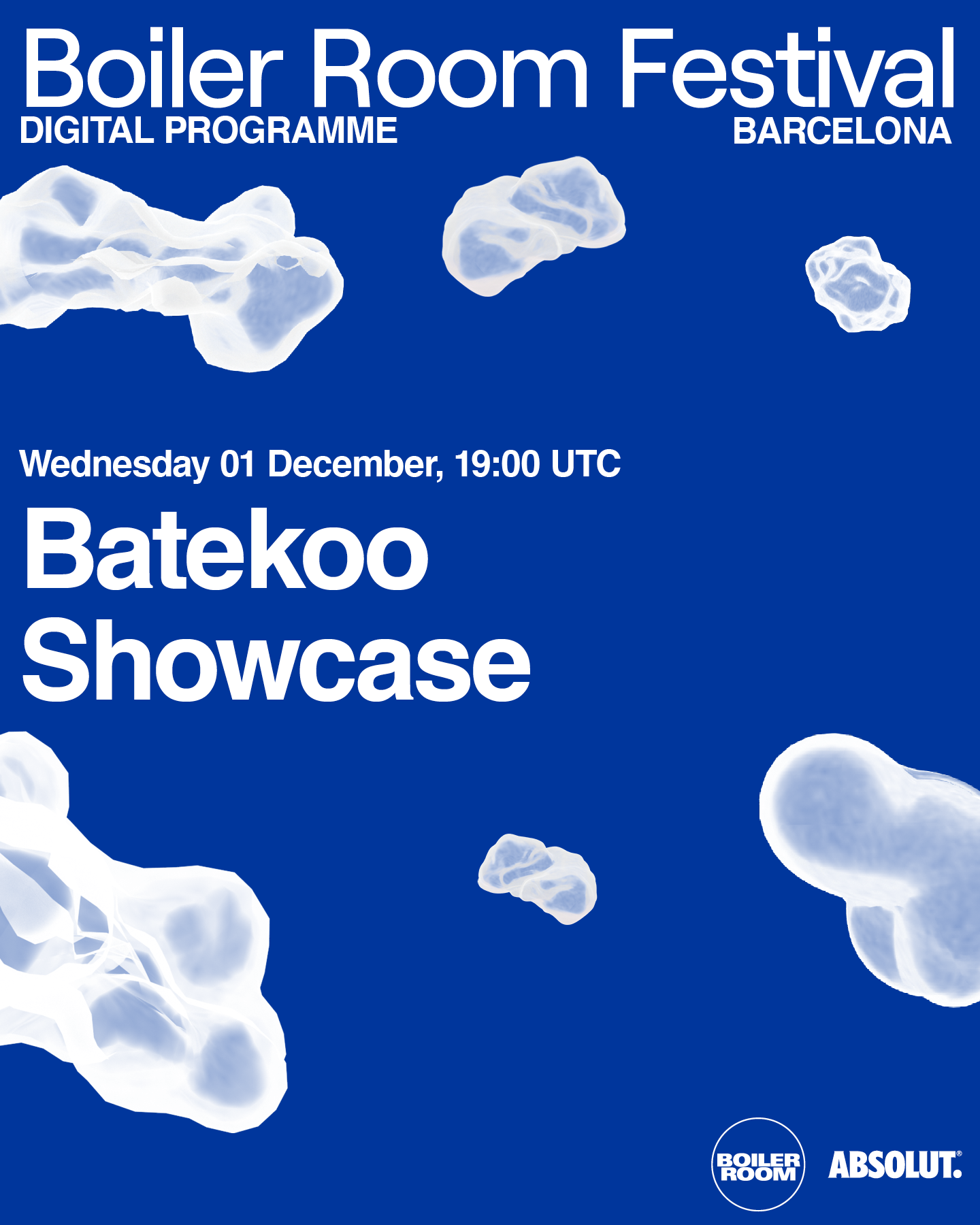 Batekoo Showcase | Boiler Room Festival Barcelona flyer