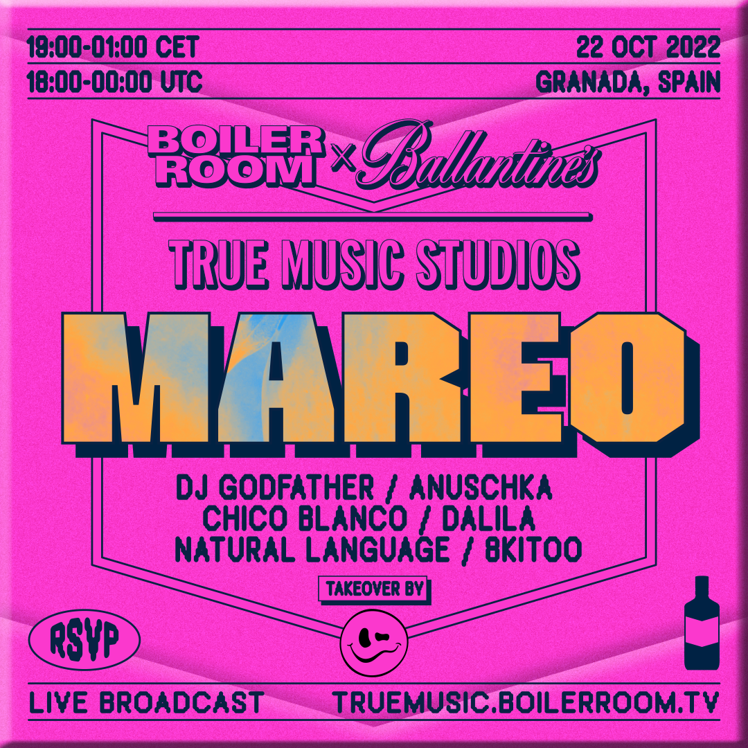 DJ Godfather, Anuschka, Chico Blanco & More | Boiler Room X Ballantine's True Music Studios: Granada flyer