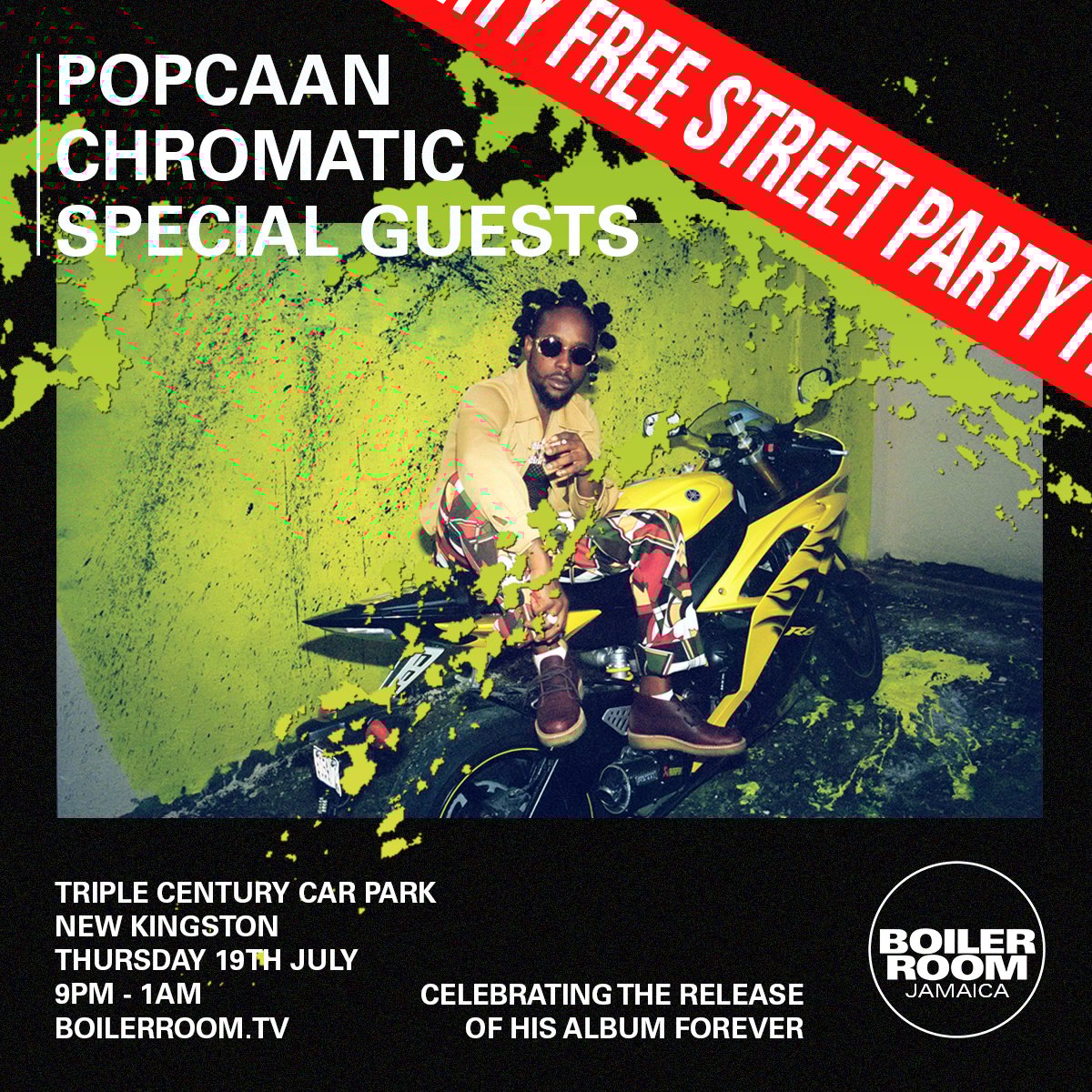 Popcaan and Friends flyer