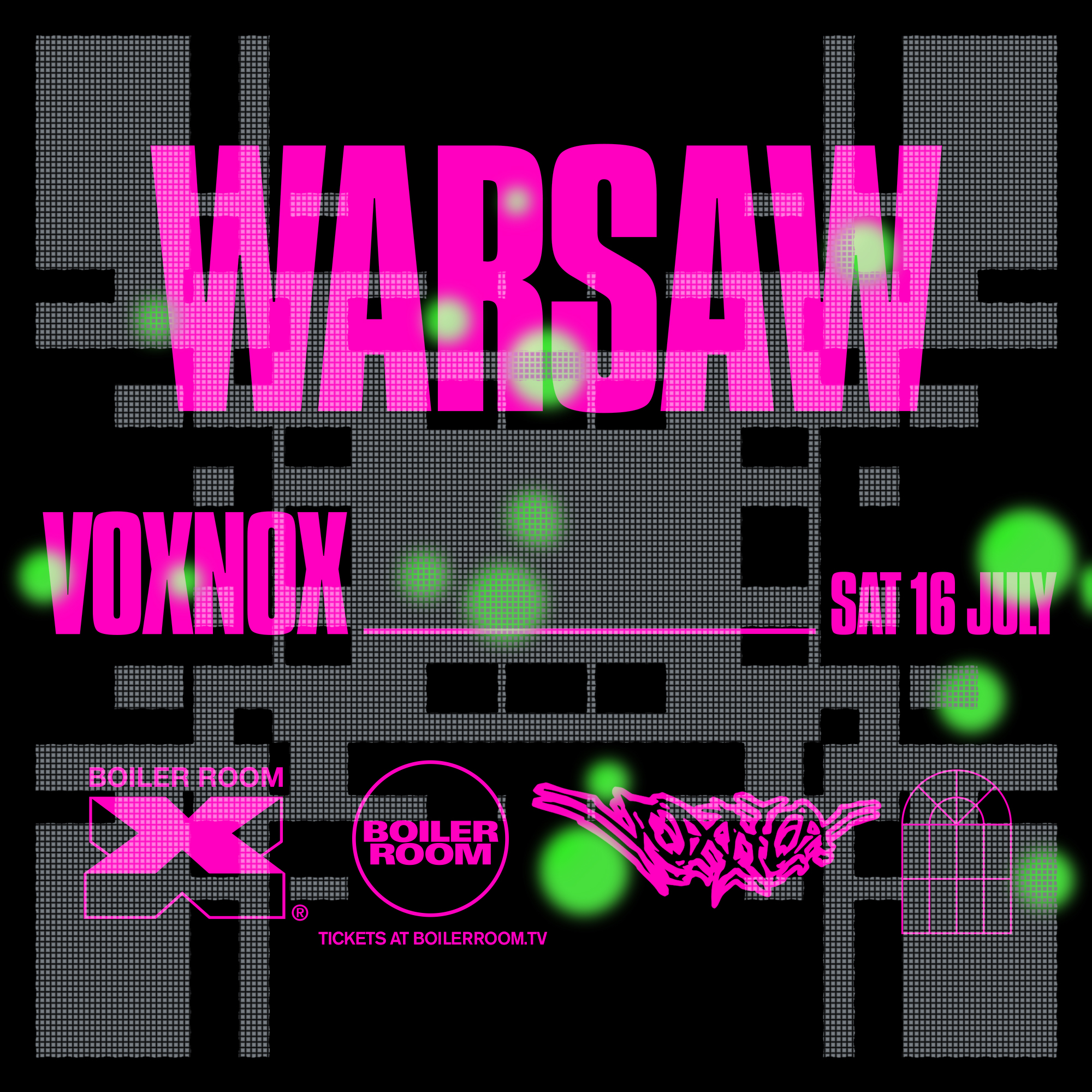 Boiler Room x Voxnox: Warsaw flyer