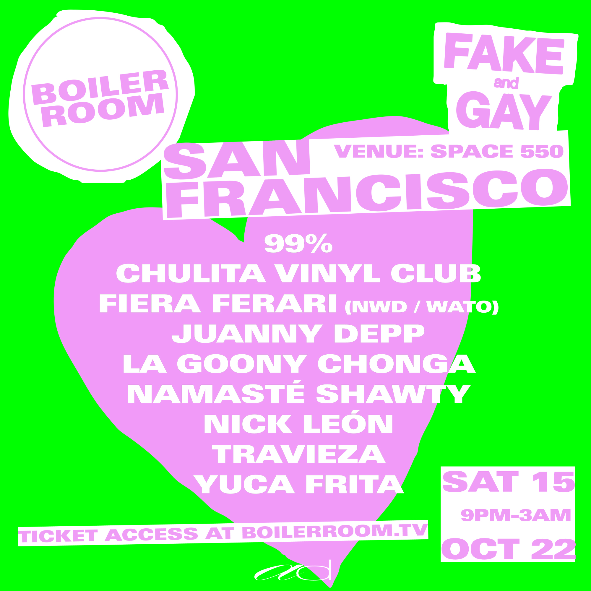 Boiler Room: San Francisco | Week 3 flyer