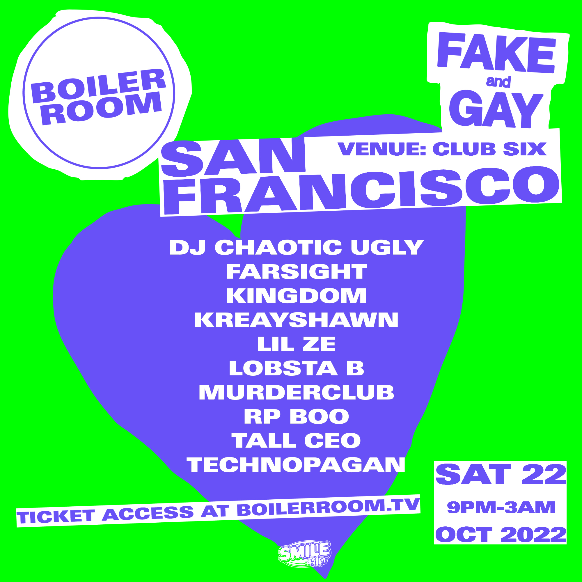 Boiler Room: San Francisco | Week 4 flyer