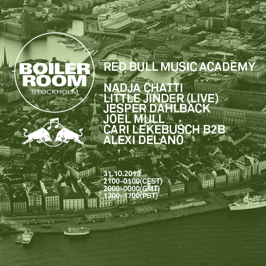 Flyer for event Red Bull Music Academy Stockholm.