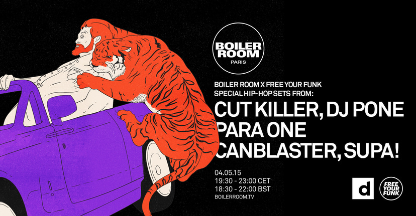 Flyer for event Paris: Hip-Hop Special.