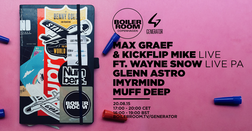 Flyer for event BR x Generator: Copenhagen.