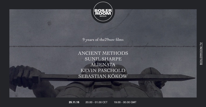 Flyer for event 9 Years of the29nov films.