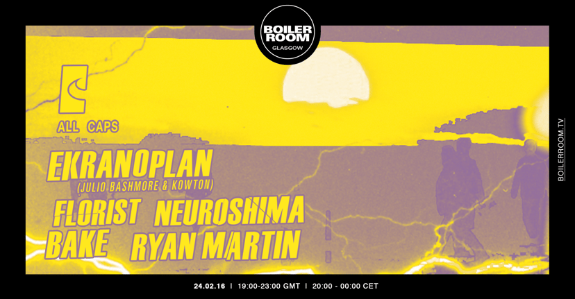 Flyer for event BR Glasgow: All Caps.