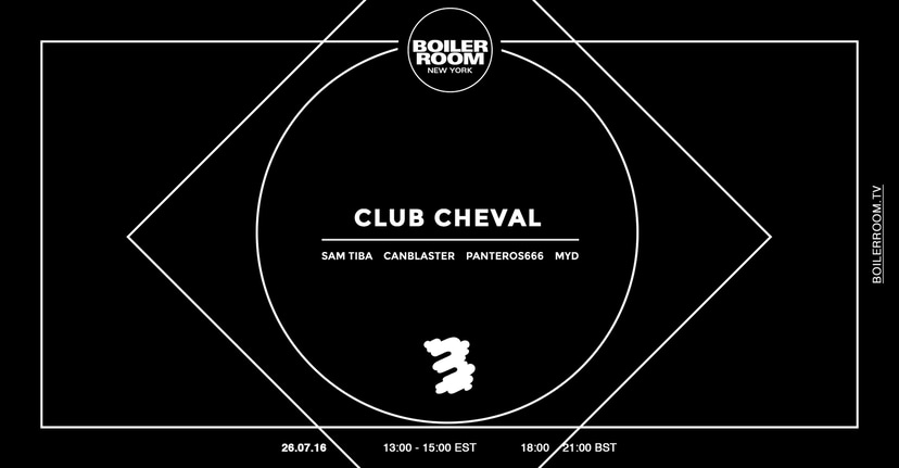 Flyer for event Club cheval "Studio Session".