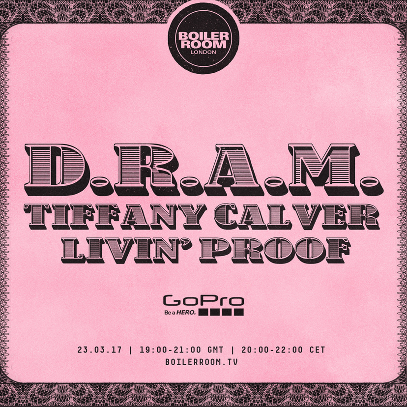 Flyer for event GoPro - D.R.A.M. London.