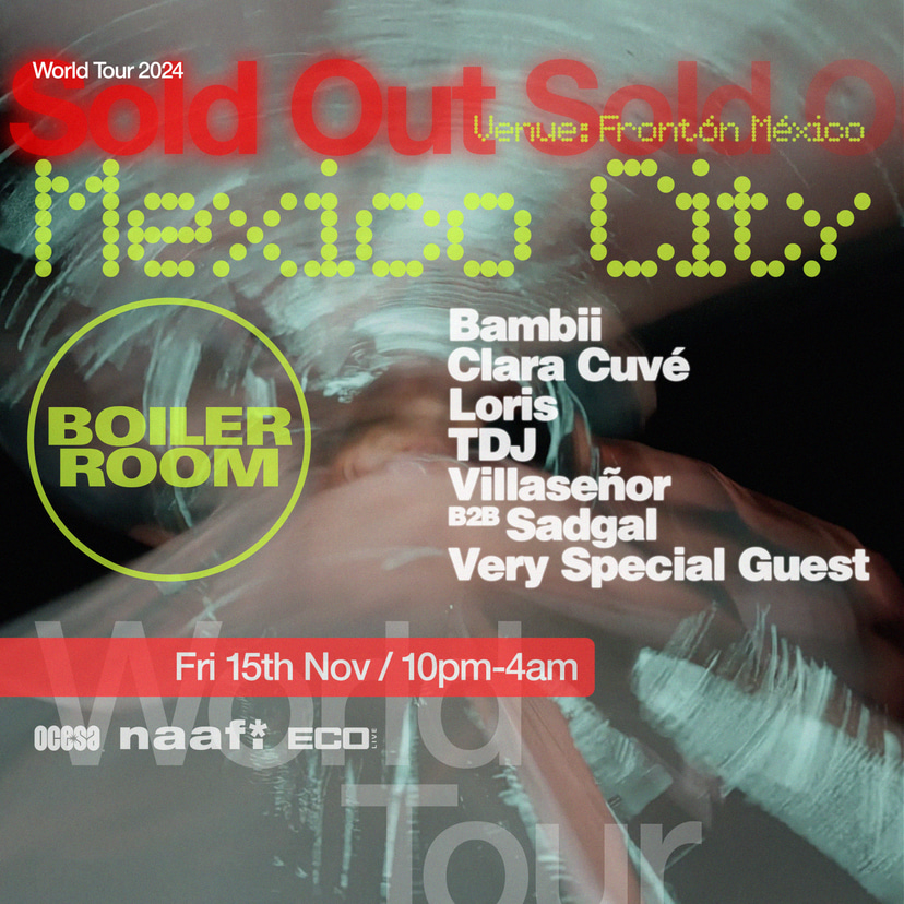 Flyer for event Mexico City | Friday.