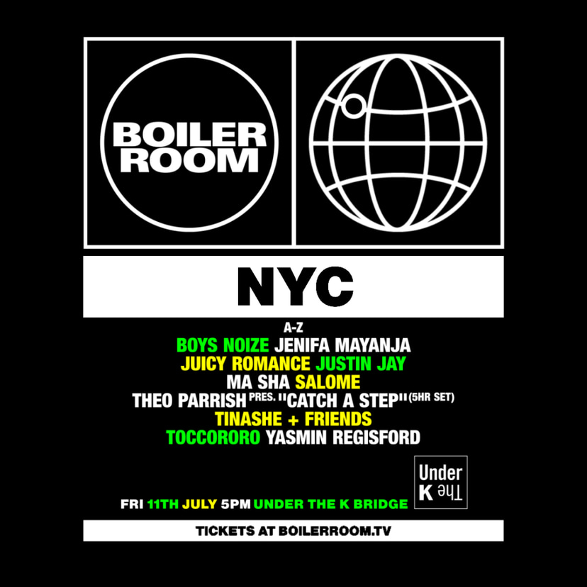 Flyer for event NYC | Friday.